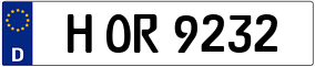 Truck License Plate